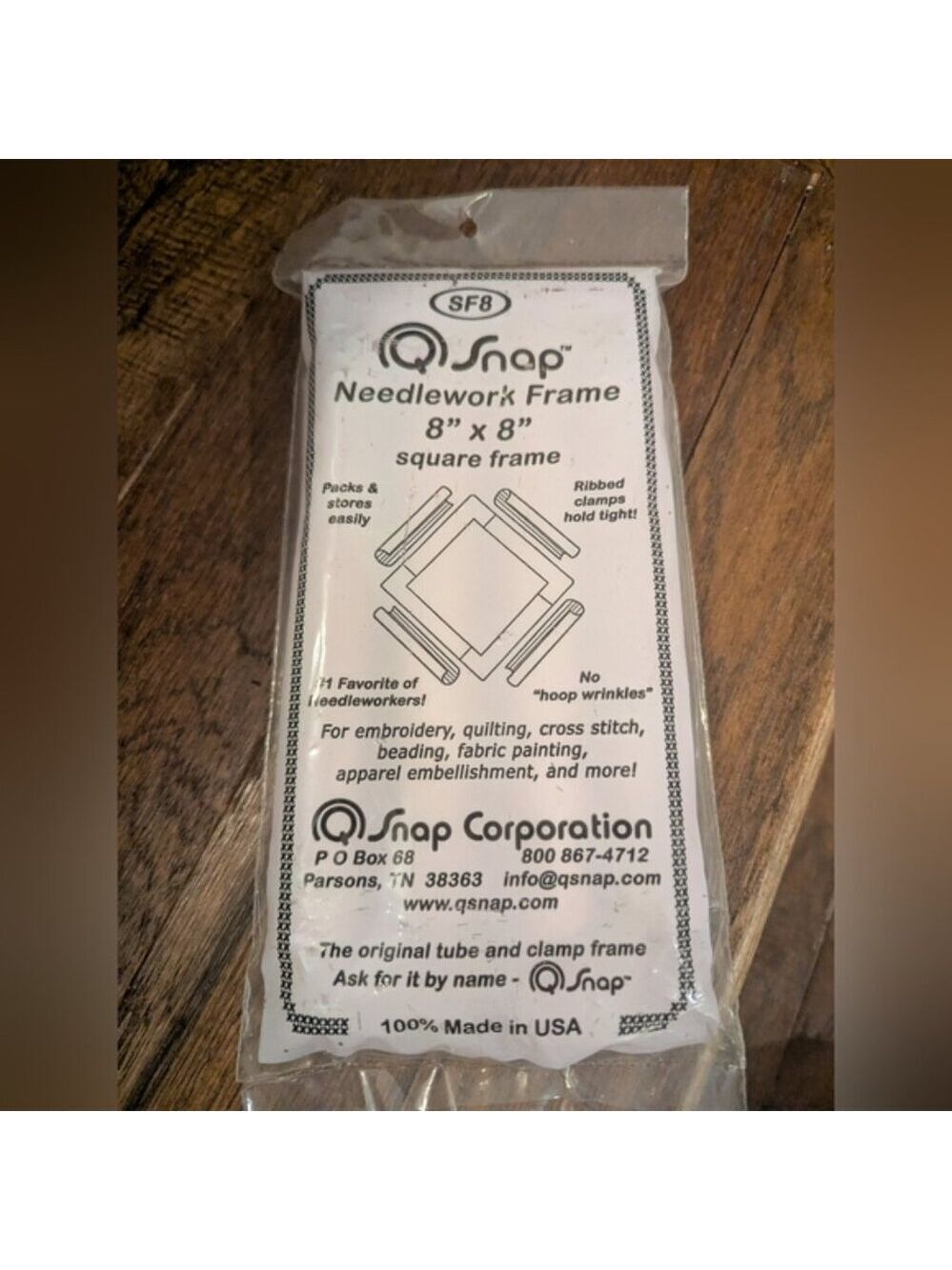 Q-snap frame Snap Needlework Frame 8" x 8" New